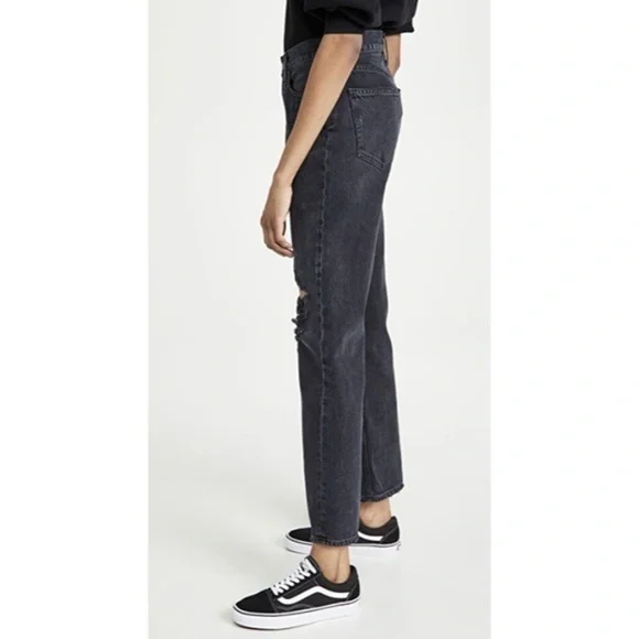 AGOLDE Lana Mid Rise Vintage Straight Jeans - Picture 3 of 9